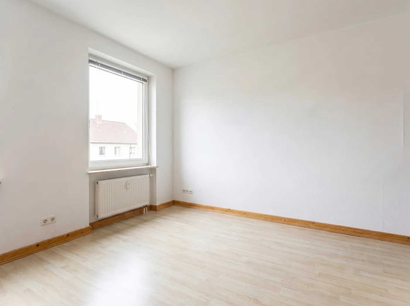 Leerer, heller Raum – nachher